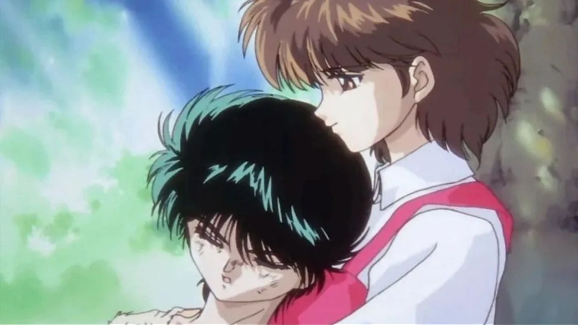 Keiko and Yusuke have one of the shonen anime romances worthy of a shojo series (Image via Pierrot)